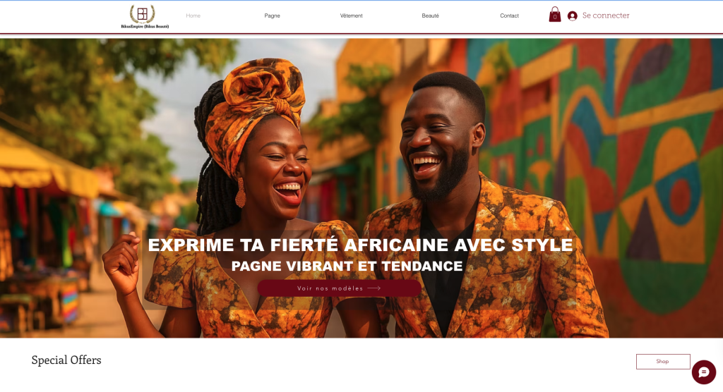 Bikus Empire Fashion & Beauty Platform project preview