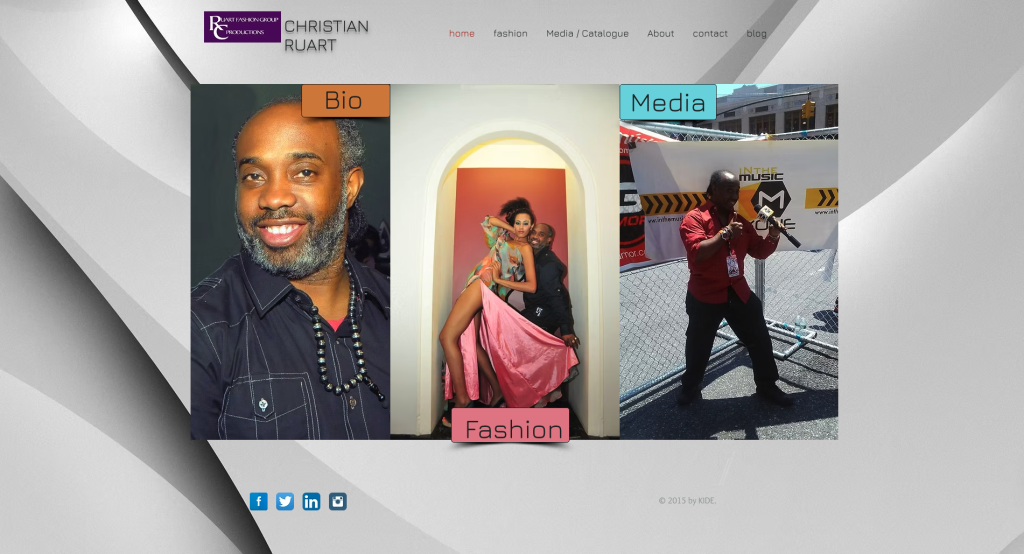Christian Ruart Fashion Portfolio Website project preview
